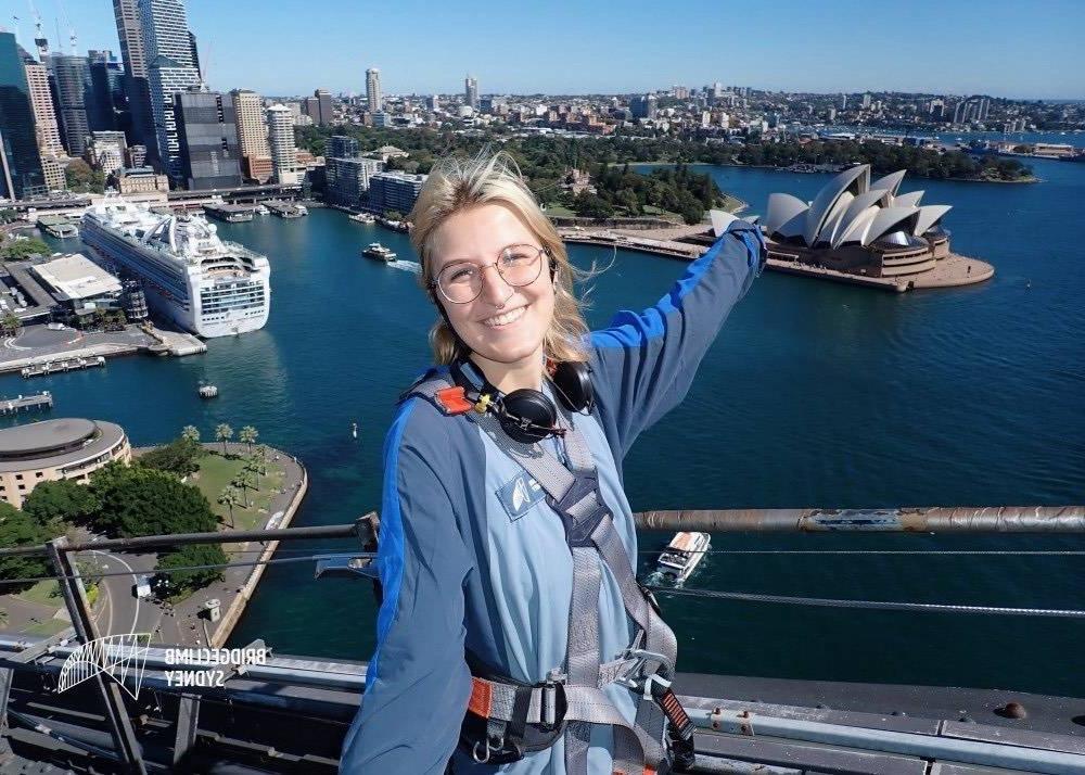 Autumn Chorney '23 Gilman recipient studying abroad in Australia in Winter 2023.